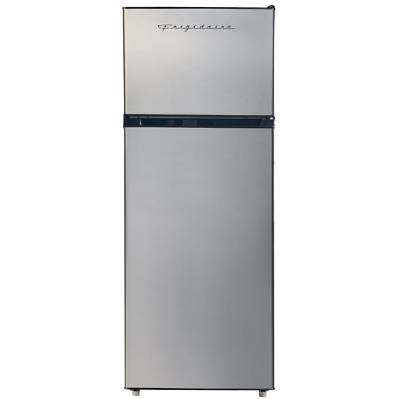 Réfrigérateur rétro Frigidaire de 7,5 pi³ avec congélateur supérieur, 21 po de largeur, couleur platine, EFR749