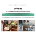 thumbnail image 2 of 30" Inch Round Glass Table Top 1/2" Thick Tempered Beveled Edge by Fab Glass and Mirror, 2 of 2