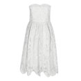 thumbnail image 4 of Gspmoly Robes pour Femmes, Robe de Fête Sans Manches en Dentelle Unie pour Femmes, Robes de Fête pour Femmes Offres des Fêtes, 4 of 6
