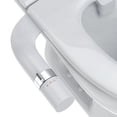 thumbnail image 1 of Bidet Accessoire de Toilette Non Électrique avec Doubles Buses, Pression d'Eau Réglable et Entrée en Acier Inoxydable – Bidet d'Eau Froide Ultra Mince pour le Nettoyage Féminin et des Arrière, 1 of 6