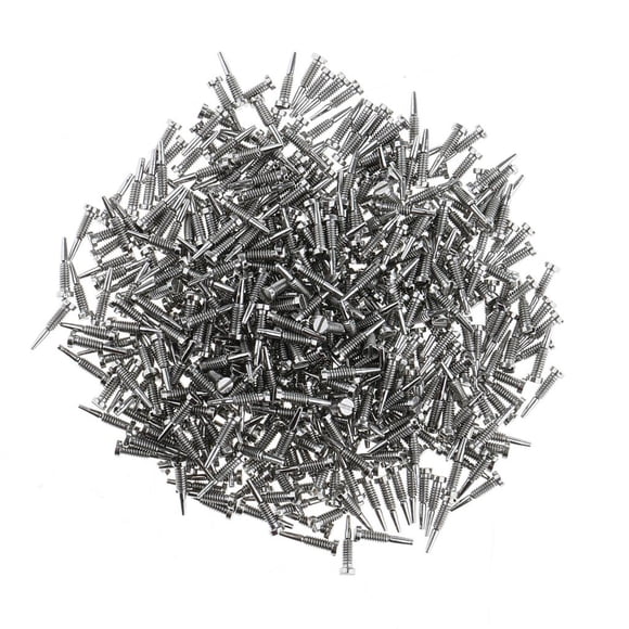 Xuanheng 500pcs Stainless Steel Screws assortment set Set Glasses Watch Repair Tool - 2.0x1.4x7.0mm