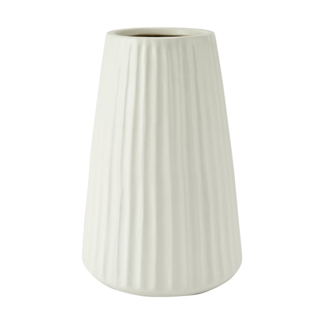 Vase linéaire blanc Anko