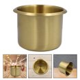 thumbnail image 3 of Miangastore Cup Holder Copper Cup Drinks Holder RV Boat Recessed Drop in Cup Holder, 3 of 8