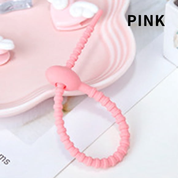 Dvkptbk Hooks/Hangers/Holders multi-functional data cable tie reusable silicone cable tie Organization and Storage on Clearance