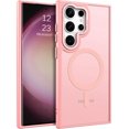 thumbnail image 1 of [PST] Samsung Galaxy S25 Ultra Case, Matte Rubber Hybrid Back Cover with Magnetic MagSafe Compatible, 1 of 5
