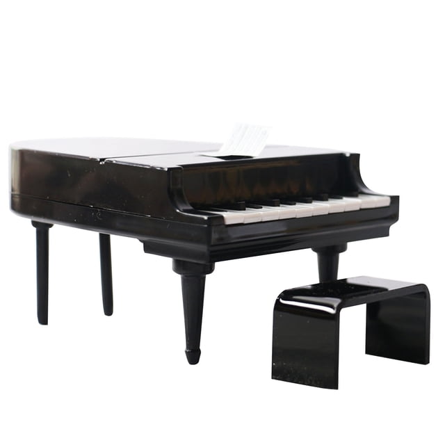 EGNMCR Room Decor, Home Decor Mini Doll House Simulation Piano Model Pocket Grand Piano Decoration Mini piano