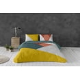 thumbnail image 2 of Gouchee Home Albers Geometric King 3-Piece Duvet Cover Set – Modern Cotton Percale Bedding, Reversible & OEKO-TEX® Certified, 2 of 2
