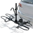 thumbnail image 1 of Leader Accessories 2-Bike Platform Style Hitch Mount Bike Rack, Tray Style Bicycle Carrier Racks Foldable Rack for Cars, Trucks, SUV and Minivans with 2"" Hitch Receiver, 1 of 6