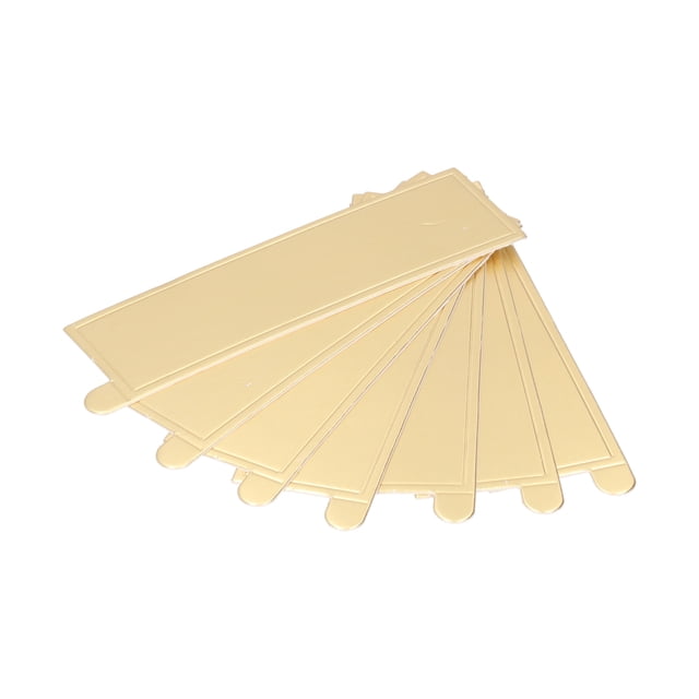 Ccdes Planche à Gâteau, Planches Rectangulaires en Carton Doré de Qualité Alimentaire pour Gâteau Mousse, Planche à Cupcakes pour Planche à Gâteau