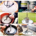 thumbnail image 3 of Beer Pump, Keg Tap Kit 4inch Stainless Steel Air Spring Washer Wide Compatibility  for Restaurants, 3 of 8