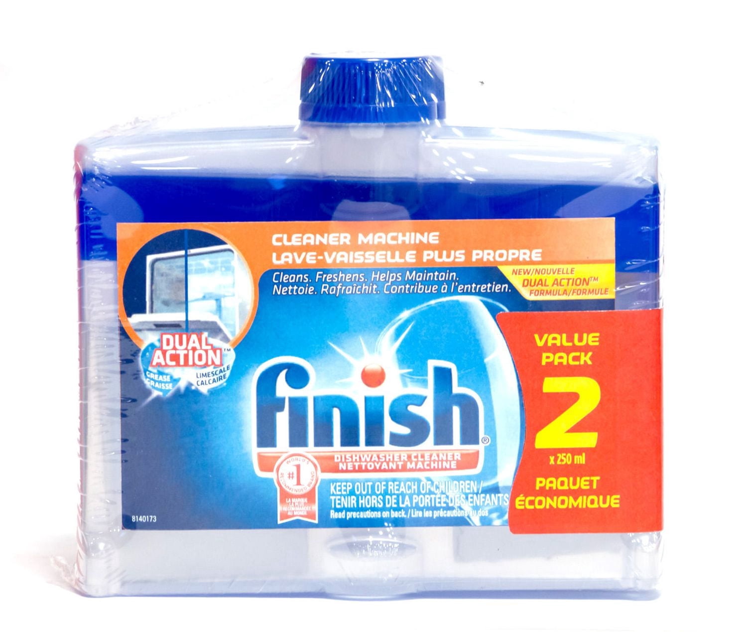Finish Dishwasher Cleaner, Deep Cleans and Fights Odours, Hygienically deep cleans hidden Grease & Limescales