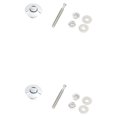 thumbnail image 2 of Ruiboury Lightweight Hood Lock For Car Modification Security Sleek Affordable Electroplated silver DP16-32 2Set, 2 of 6