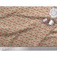thumbnail image 3 of Soimoi Poly Georgette Fabric Leaves & Poppy Floral Print Fabric by Yard 52 Inch Wide, 3 of 6