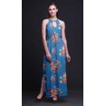 thumbnail image 2 of Bimba Robe Longue Décontractée à Fentes Latérales pour Femmes Florale Imprimée Tenue de Soirée-TP, 2 of 6