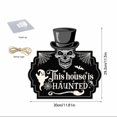 thumbnail image 4 of Pumpkin Vampire Door Sign Hanging Halloween Hanging Door Sign for Holiday Parties Gate Decor, 4 of 4