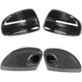 thumbnail image 4 of Mirror Cover Compatible For Audi TT TTS TTRS MK2 (8J) R8 (42) 2007-2014 Carbon Fiber Look/Gloss Black Exterior Rear View Cap Replacement(Carbon pattern), 4 of 7