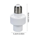 thumbnail image 3 of Miogawg Motion Sensor Lamp Base Screw Socket Smart Motion Induction Lamp Base For Stairway Corridor Oned Garage, 3 of 7