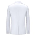 thumbnail image 3 of TIMIFIS Mens Suit Jacket Casual Solid Dress Jacket Daily One Button Business Blazer Formal Wedding Prom Blazer, 3 of 3