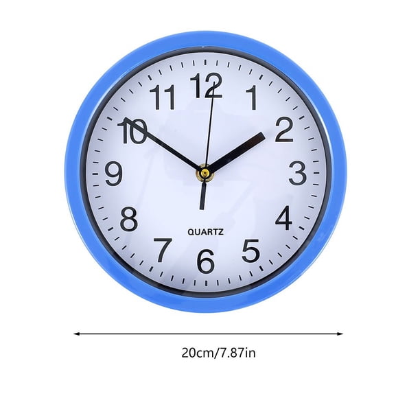 Modern Wall Clock 8 Inch Large Silent Non-Ticking Wall Clock Big