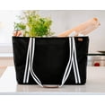 thumbnail image 3 of CleverMade Collapsible CarryAll Tote, Black (Pack of 2), 3 of 6