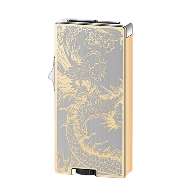 Butane Lighter Refill 7.7 × 4.2 × 1.35Cm Refillable Butane Lighters with Adjustable Output Control for Outdoor Use Men’S Gifts
