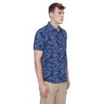 thumbnail image 4 of Dark Black Men's Short-Sleeve Button-Down Shirt, 4 of 6