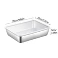 thumbnail image 2 of Boovnll Kitchen Organizers and Stainless Steel Thickened Preservation Box, Kitchen Multi-Purpose Box, Rectangular Fruit Box, Household Large Capacity Storage Box with Lid, Organization and Storage, 2 of 2