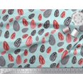 thumbnail image 2 of Soimoi Poly Georgette Fabric Egg Folk Art Print Sewing Fabric Yard 52 Inch Wide, 2 of 3