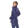 thumbnail image 3 of White Mark Manteau Matelassé pour Femme, 3 of 6