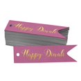 thumbnail image 1 of Inkdotpot Gold Foil Paper Hang Tags Happy Diwali Favor Tags 100 Pieces, 1 of 6