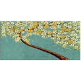 thumbnail image 1 of Design Art- Green And Yellow Flowers-Oversized Canvas Art, 1 of 2