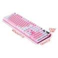 thumbnail image 3 of cpengpj Clearance Gaming Keyboard USB Wired Floating Keyboard Ergonomic Water Mechanical Feeling Keyboard -Slim LED Backlit Keyboard For Desktop, 3 of 3