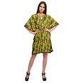 thumbnail image 3 of Moomaya Robe Courte de Caftan de Plage, Robe de Couverture Imprimée, Kaftan pour Femmes, Tenue de Plage, Couverture, 3 of 4