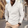 thumbnail image 1 of RXIRUCGD Haut Décontracté à Manches Longues pour Hommes, Blanc, Taille : m, 1 of 5