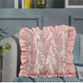 thumbnail image 1 of EGNMCR Pillows, Body Pillow, Throw Pillows, Neck Pillow Wind Bells Flower Pillow Cover Ruffled Pillow Cover Sofa Pillow Cover Living Room Cushion Cover Holiday Gift Polyester pillowcase, 1 of 6