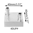 thumbnail image 1 of 40x120mm Primary Aluminum Water Cooling Block Heat Sink System For PC Laptop CPU 40UP (40x40mm), 1 of 6