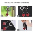 thumbnail image 3 of KAKOWELY keychain accessories 2pcs Adorable Heart Keychain Charm Cute Heart Shaped Key Rings for Women Backpack Hanging Ornament Bag Heart Keyring Bag Hanging Ornament, 3 of 4