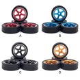 thumbnail image 3 of 4X 1/28 Remote Control Model Car Wheel Rim Simulated Modification Vehicle Part Replacement for WLtoys 284131 K969 K979 K989 K999 Blue, 3 of 6