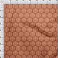 thumbnail image 3 of oneOone Cotton Silk Fabric Floral Block Printed Craft Fabric BTY 42 Inch Wide, 3 of 4