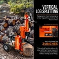 thumbnail image 3 of SuperHandy Gas-Powered Log Splitter - 7HP 209CC 25 Ton Hydraulic System 16" Max Wood Diameter, 3 of 7