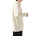 thumbnail image 2 of Innerwin Pullover Drawstring Mens Hoodies Sport Long Sleeve Casual Sweatshirt Apricot L, 2 of 3