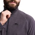 thumbnail image 4 of Trespass Mens 1/2 Zip Microfleece Blackford Dark Grey in Size - L, 4 of 5