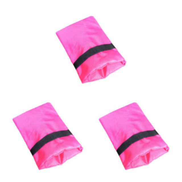 kurtrusly Winter Covers For Garden Waterproof And Dustproof Easy To Frost Protection Polyester Thickened Outdoor Cover rose red 3Set
