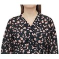 thumbnail image 1 of Bimba Robe Maxi Noire à Manches Kimono pour Maman, Imprimé Floral, Kaftan de Maternité-24, 1 of 7