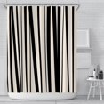 thumbnail image 1 of PANDACO Rideau de Douche en Tissu Zebra (180 cm x 180 cm) (72 Pouces x 72 Pouces), 1 of 4