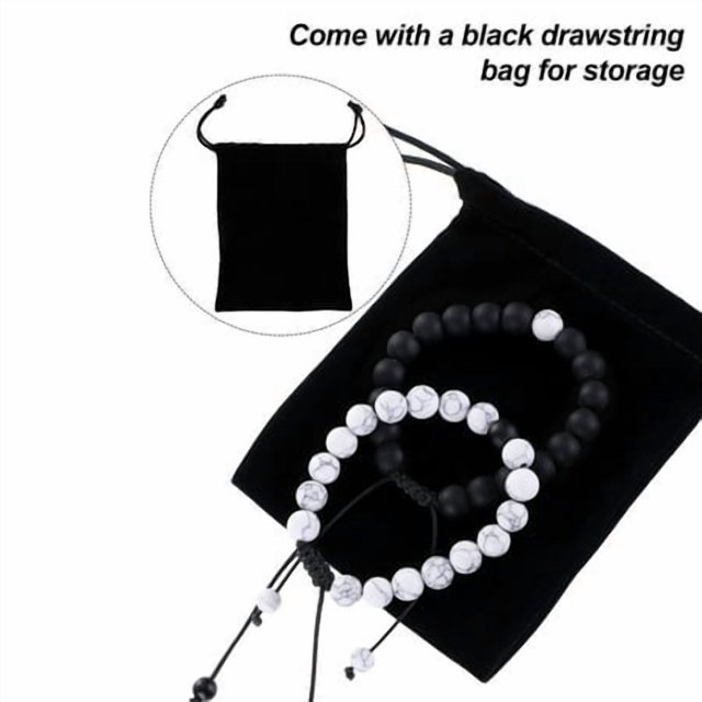 Mode Correspondant Bracelets Réglable Noir Mat Exquis et Roches Diffuseur Bracelet Perles de Prière Femmes Accessoires Cadeaux pour Hommes Lasurite