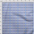 thumbnail image 4 of oneOone Polyester Spandex Blue Fabric Abstract Line Sewing Material Print Fabric By The Yard 56 Inch Wide, 4 of 4