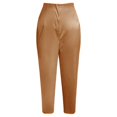 thumbnail image 4 of Lroveb Pantalon Habillé pour Femmes Taille Haute Fuselé Pantalon Décontracté Mode pour Femmes Coupe Ajustée Pantalon Moulant Bronze, 4 of 4