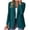 Navy, variant on Summer Blazers Women's Fashion Solid Button Suit Coat Long Sleeve Hatless Casual Coat/Jackets Ladies Blazers Beige XL