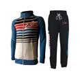thumbnail image 1 of X-2 Survêtement de Sport pour Hommes à Fermeture Éclair Complète en Molleton Coloré pour Jogging, 1 of 2